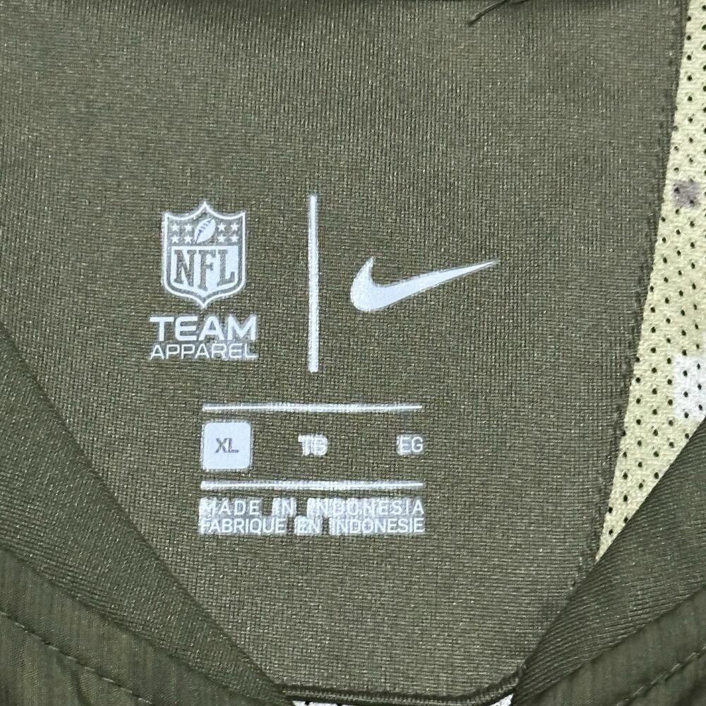 Nike Salute to Service Jacket Mens Sz XL Green Hybrid Full Zip NFL‎ Camo Falcons - Picture 4 of 14